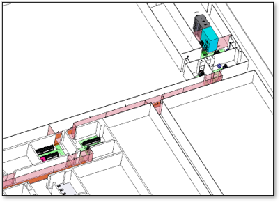 核药铅罐全自动周转系统厂房布局