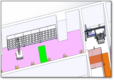 放射性废物处理库房
